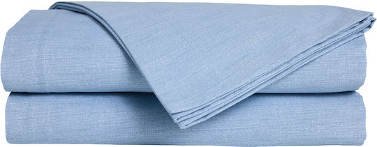 Das Home 5447 5447 Чаршаф Единичен 170x260см. Blue