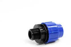 Lovrin Αρσενικός Προσαρμογέας Ø20x3/4 Perla Blue