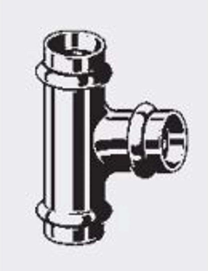 Viega Pipe Tee FKM Equal Diameter 18mm 628 437