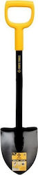 Forte Schaufel mit Stiel 80cm und Metallisches Griffmaterial Forte Schaufel mit Stiel 80cm und Metallisches Griffmaterial