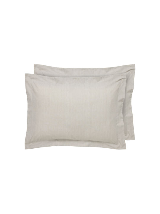 Das Home Casual Kissenbezüge Oxford Taupe 50x70cm