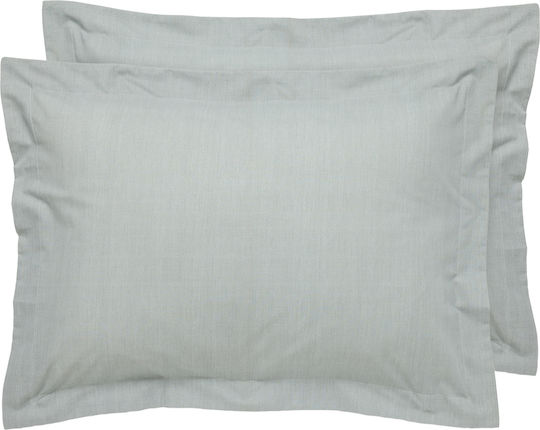 Das Home Casual Подредба Калъфки за възглавници Оксфорд Зелен 50x70εκ.