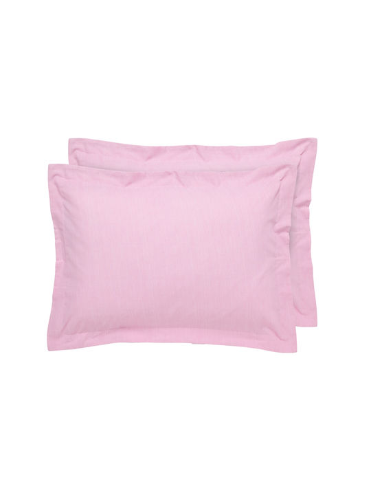 Das Home Casual Kissenbezüge Oxford Rosa 50x70cm