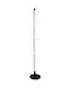 Domoletti LED Stehlampe Υ150xΜ25cm mit Natürliches Weiß Licht 2200lm Schwarz