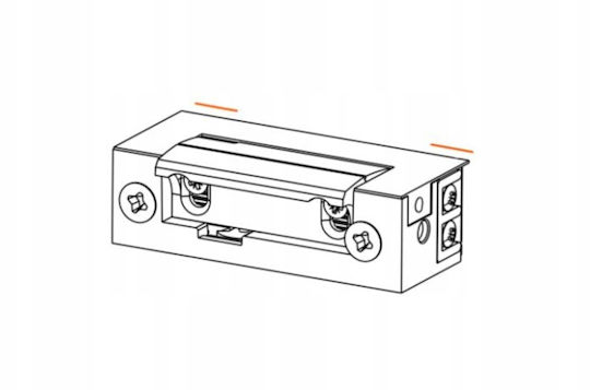 Commax Electric Strike Silver with Left Placement