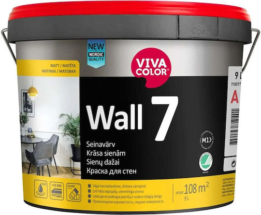 VivaColor VivaColor Innen- und Außenfarben für Häuser Ökologisches Kunststofffarbe für Innenbereich Verwendung 7 A 9lt