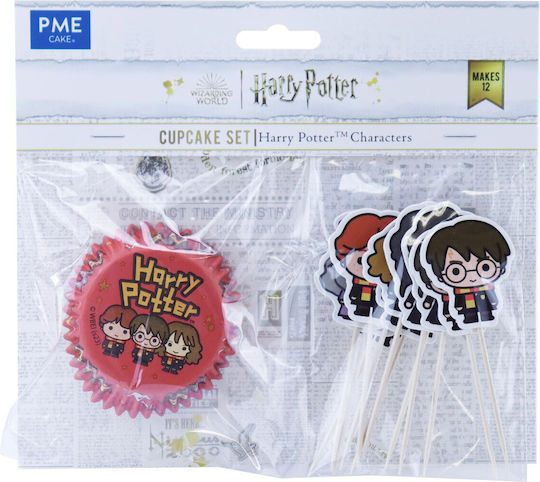 Set Topper Cupcake Form Harry Potter Set 12 Characters