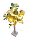 Arbore Decorativ De Crăciun Cu Lumină LED 45cm Electric Alb