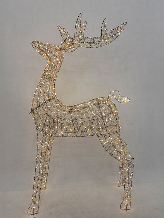 Liberta Christmas Illuminated Decorative Figurine Gold 120x70x22cm