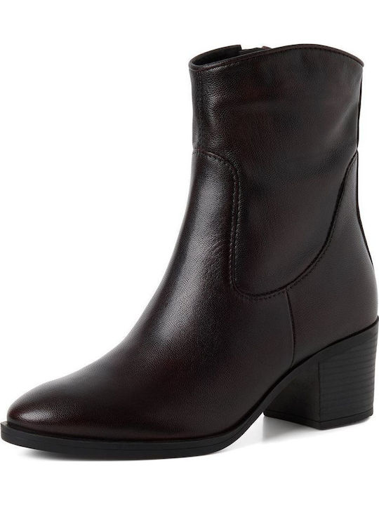 Marco Tozzi Leather Women's Ankle Boots with Hi...