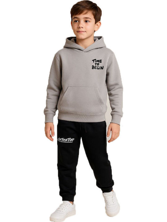 Kids Sweatpants Set Grey