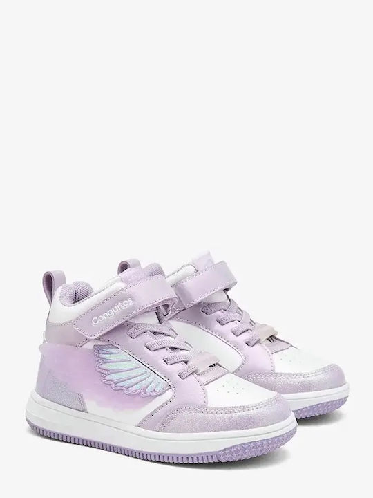 Conguitos Kids Sneakers High Anatomic with Hoop...