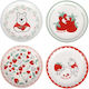 Christmas Inspirations Baby- und Kleinkinder-Teller und -Schüsseln Christmas Inspirations Kinderset mit 4 Stück
