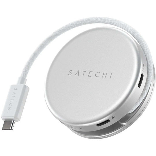 Satechi OntheGo USB-C Docking Station with Silver