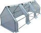 Seră Tip Casă cu Cadru Metalic 2.7x0.95x0.95m