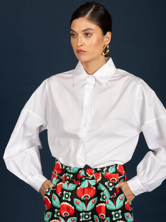 Long Sleeve Women's Shirt White