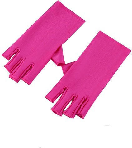 UV-Schutzhandschuhe Für Maniküre Fuchsia 2 Stück