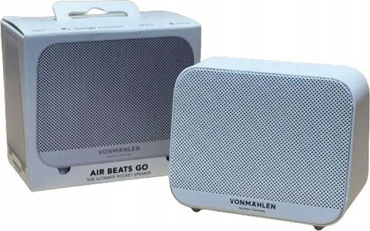 Air Beats Go Bluetooth Ηχείο 5W με διάρκεια μπαταρίας έως 4 ώρες Λευκό