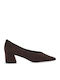 Pumps Mit Mittelhohem Braunen Absatz