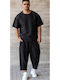 Pantaloni Bărbați Relaxed Fit Negru