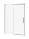 Cersanit Shower Cabin with Sliding Door 140x200cm Clear Glass Chrome