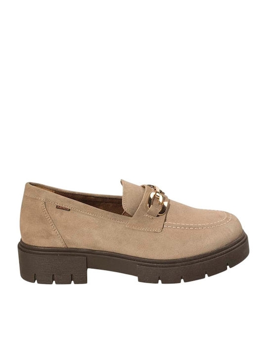Ragazza Suede Women's Loafers in Brown Colour