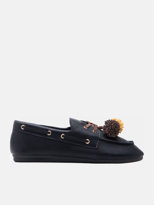 Women's Boat Shoes In Black Color