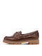 Mocasini Dama Boat Shoes din Piele Maro
