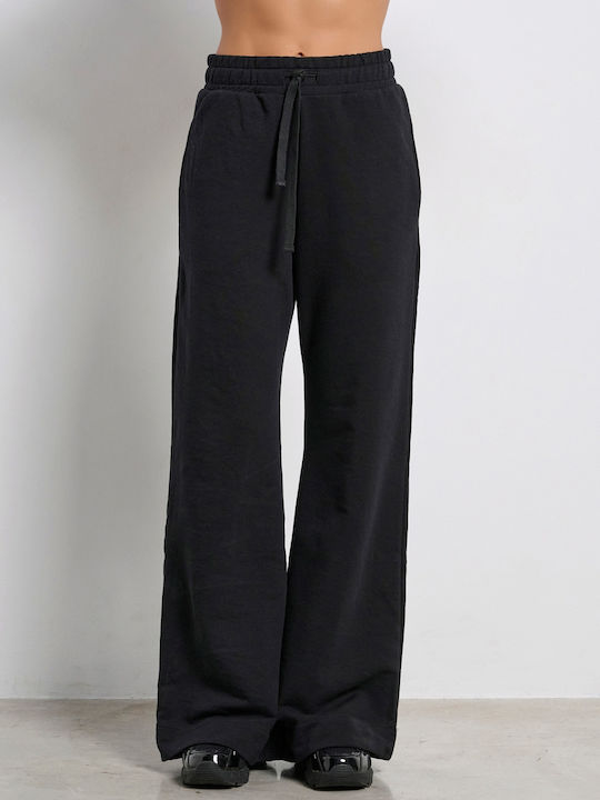 BodyTalk Παντελόνι Φόρμας Καμπάνα Black