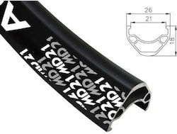 Alexrims Джанта Mtb Md21 29''x36 Отвора Tubeless Ready Дискови Спирачки Капсули Черен Alx-md212936