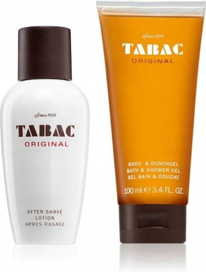 Tabac Set de Îngrijire pentru Curățare Corp Tabac Original Gel de Duș 100 ml și Loțiune After-shave 50 ml