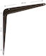 Dymo Metal Corner Shelf in Brown Colour 200x250mm
