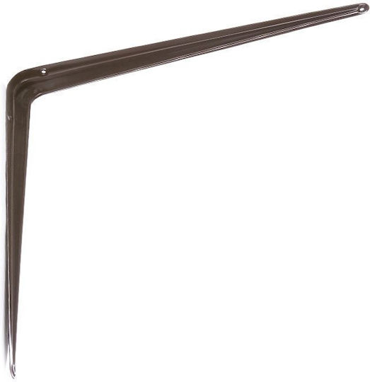 JetWorld Corner Shelf Metallic In Brown Colour 400x450mm