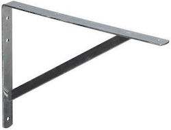 Dymo Corner Shelf from Metal in Silver Colour 200x250mm