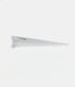 Malys Group Heavy-Duty Shelf Bracket Made of Stainless Steel in White Colour 70mm