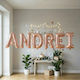 Set of 6 Birthday Balloons with Name Rose Gold Foil 40cm