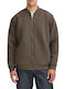 Herren Fleecejacke Braun