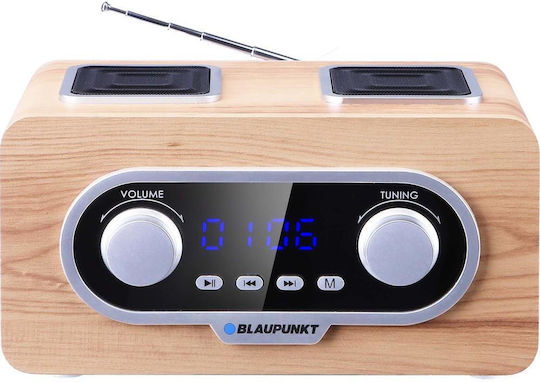 Blaupunkt PP5.2CR Tabletop Battery Radio with USB Beige