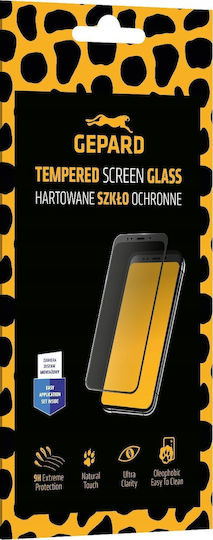 Gepard Tempered Glass Full Glue X Edge-to-Edge Mobile Screen Protector Black