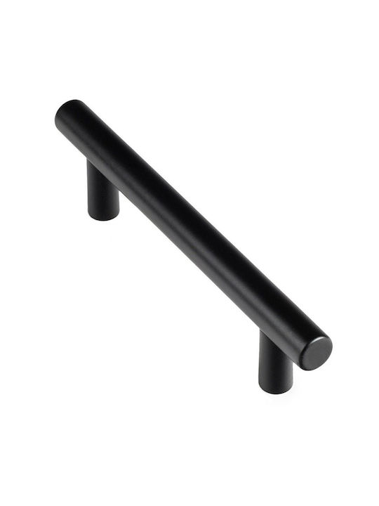 Domoletti Möbelgriff aus Metall Schwarz 96mm (Lochabstände 96mm)