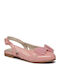 Kids Leather Ballerinas Pink