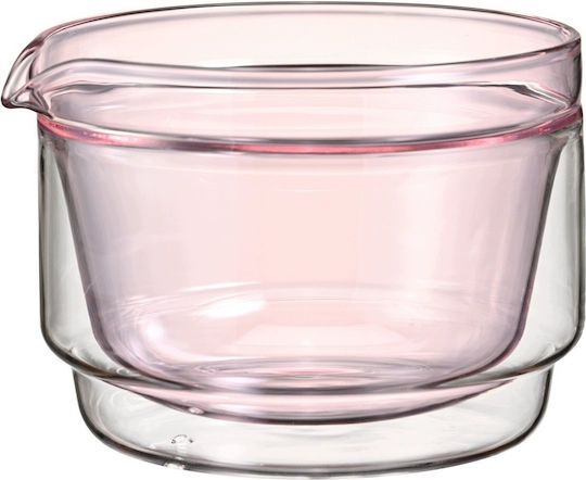 Hario Serving Bowl Round Glass Pink with Diameter 9cm
