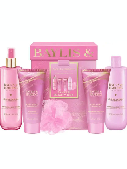 Baylis & Harding Jojoba Vanilla & Almond Oil Body Gift Set Baylis & Harding Jojoba Vanilla & Almond Oil Body Gift Set