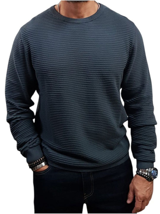 Jack & Jones Блуза с кръгло деколте Синя