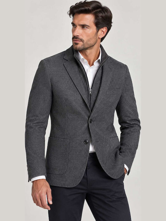 Herrenanzugsjacke Grau