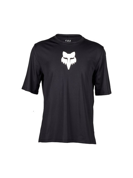 Fox Ranger Ss Jersey Детска Колоездене Блуза Планинско Колело Черна