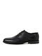 Leder Herren Oxfords Schwarz