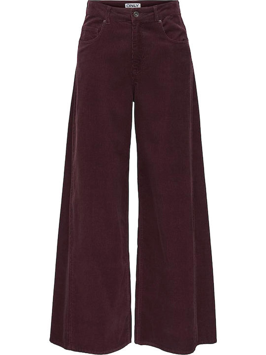 Only Damen Stoffhose Braun