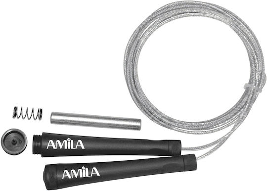 Amila Springseil Geschwindigkeit mit Gewicht Speed Rope Schwarz 84575