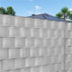 Material De Gard De Grădină Din PVC 19cm 20 Bucăți Gri